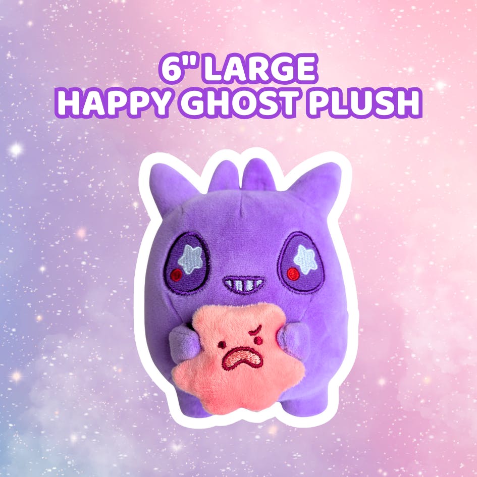 6" Happy Ghost Plush