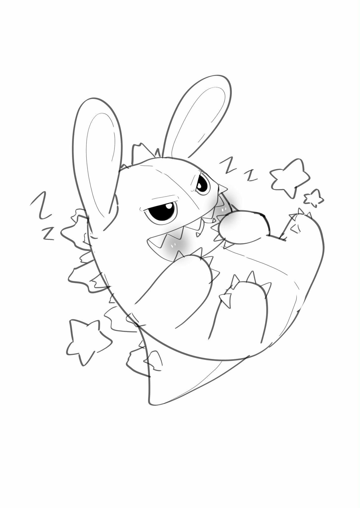 Bunzilla (one of three poses )