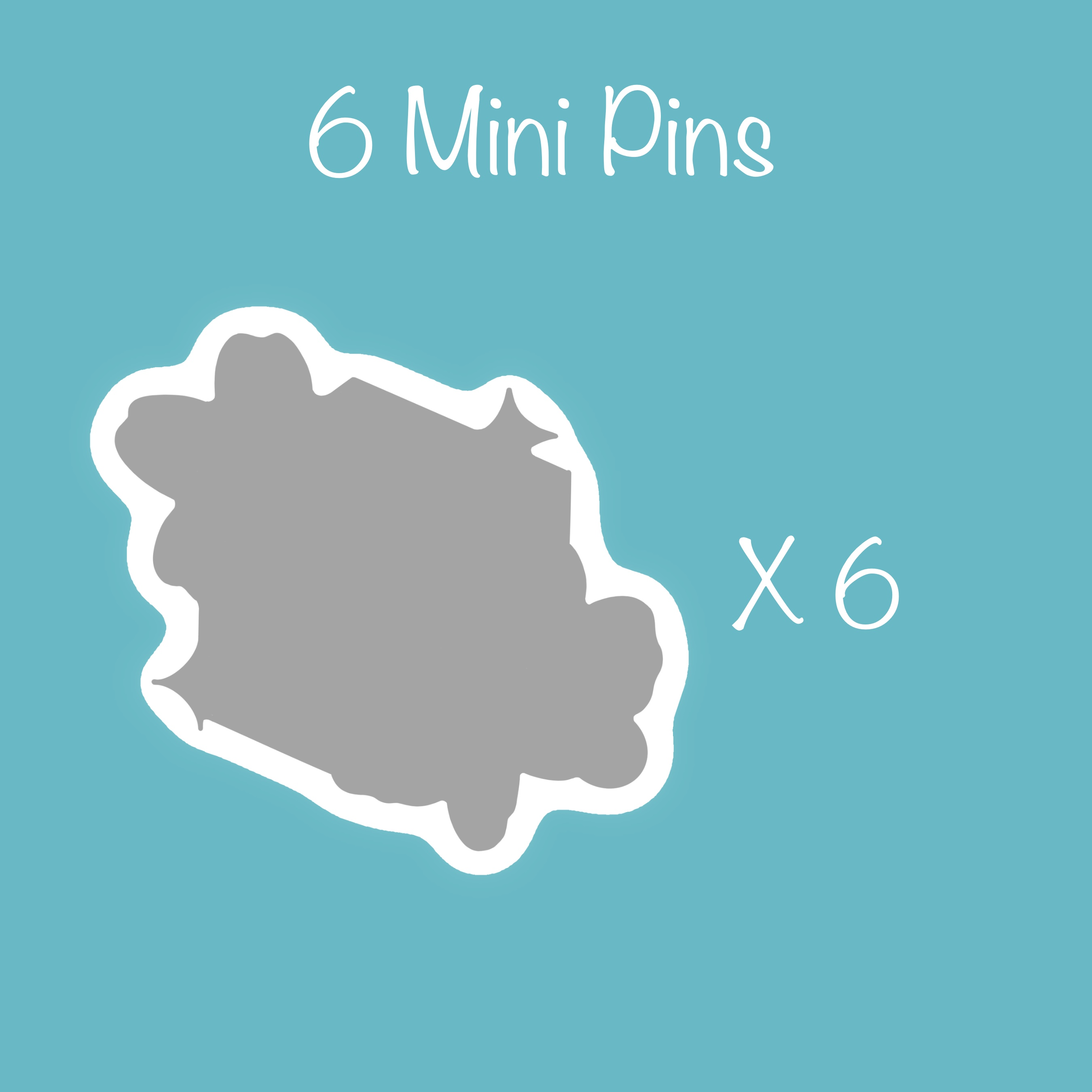 6 Mini Pins