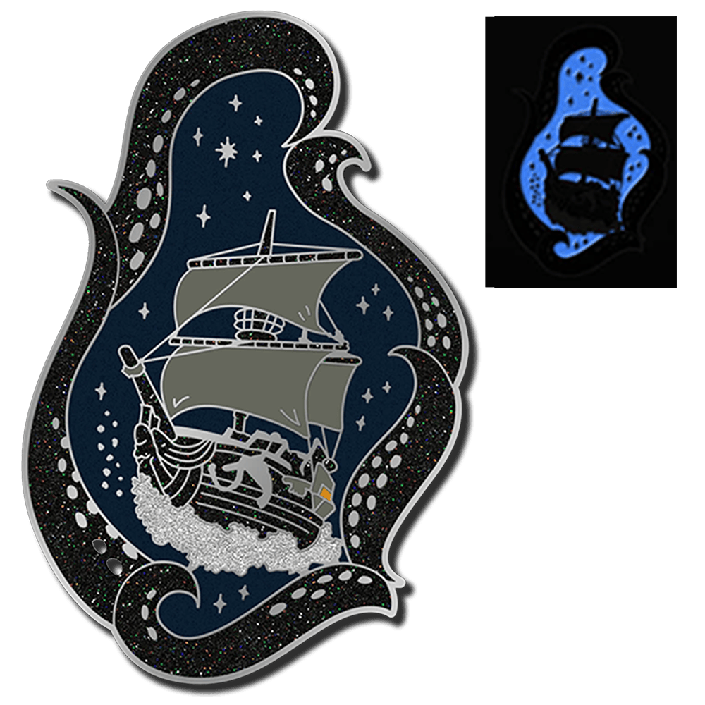 2" Black Maiden pin (ltd ed)