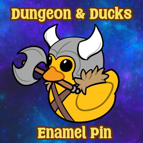 Dungeon and Ducks Enamel Pins