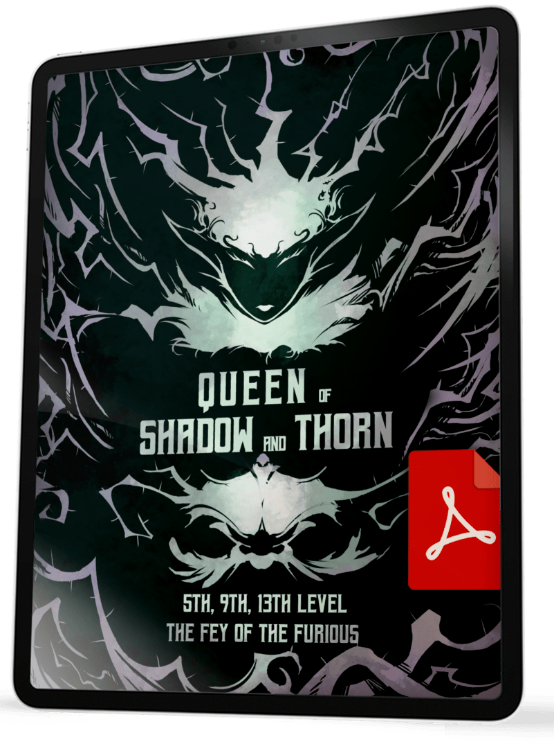 Queen of Shadow and Thorn - Digital PDF
