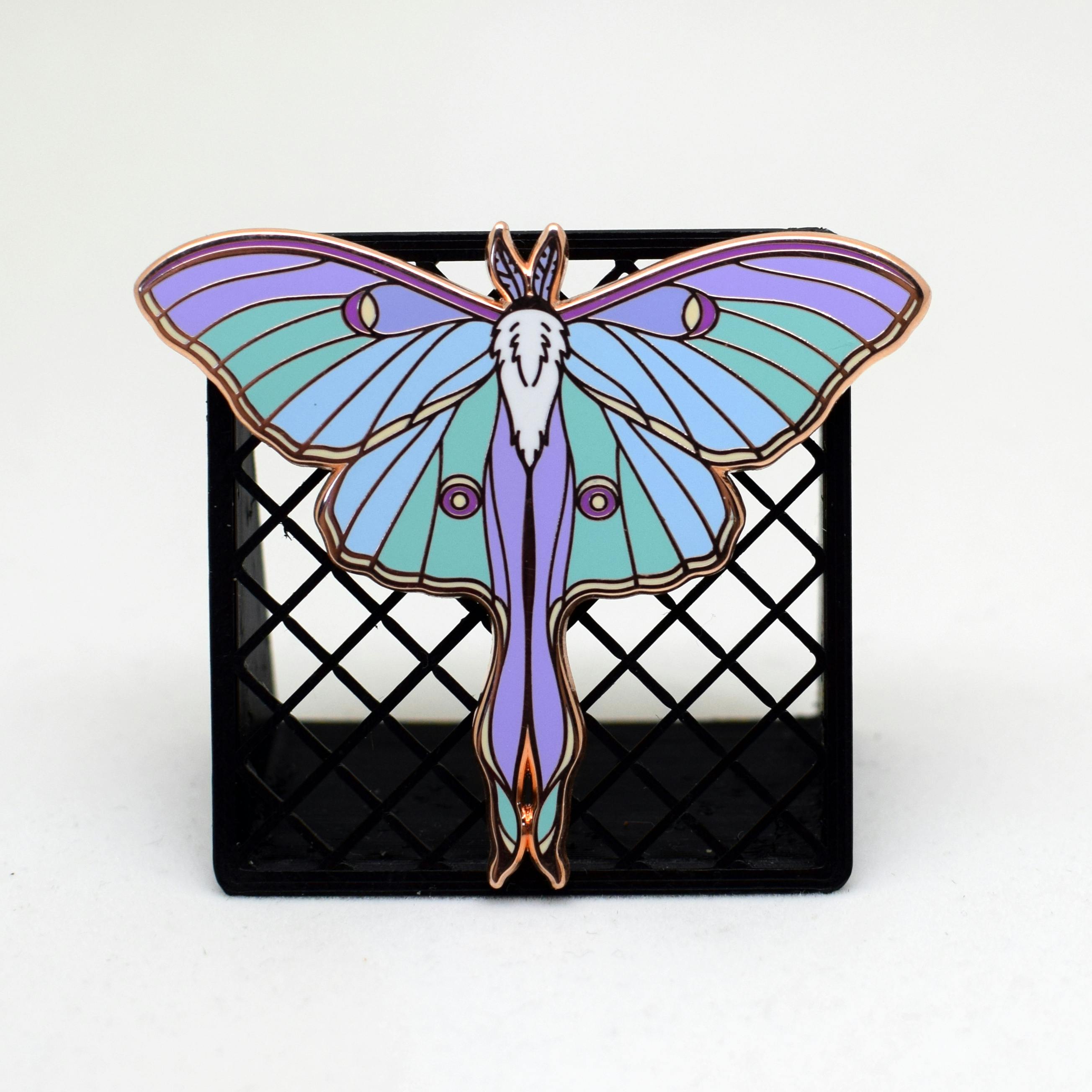Pastel Luna Moth Alt Magnet