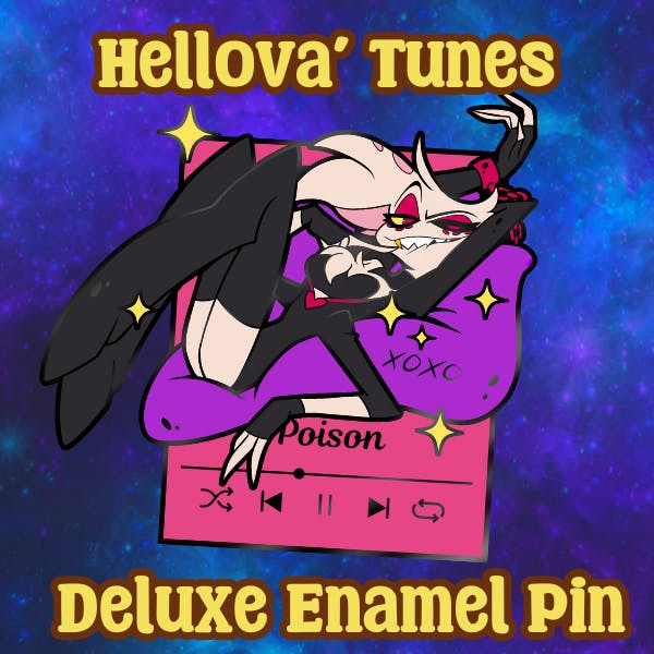 Hellova Tunes Enamel Pin