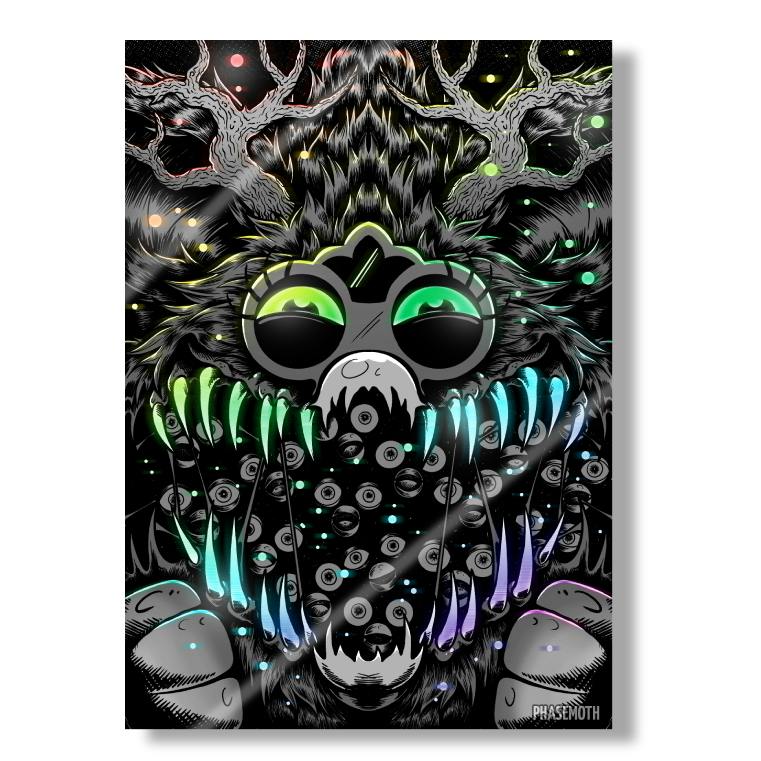 Limited Edition Rainbow Foil “VOID" Print ( A5 )
