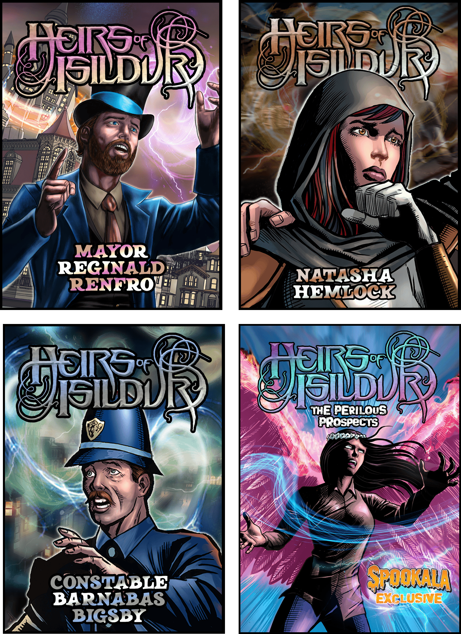 TRADING CARDS: Heirs TPP1 Foil Exclusives (4 Pack)