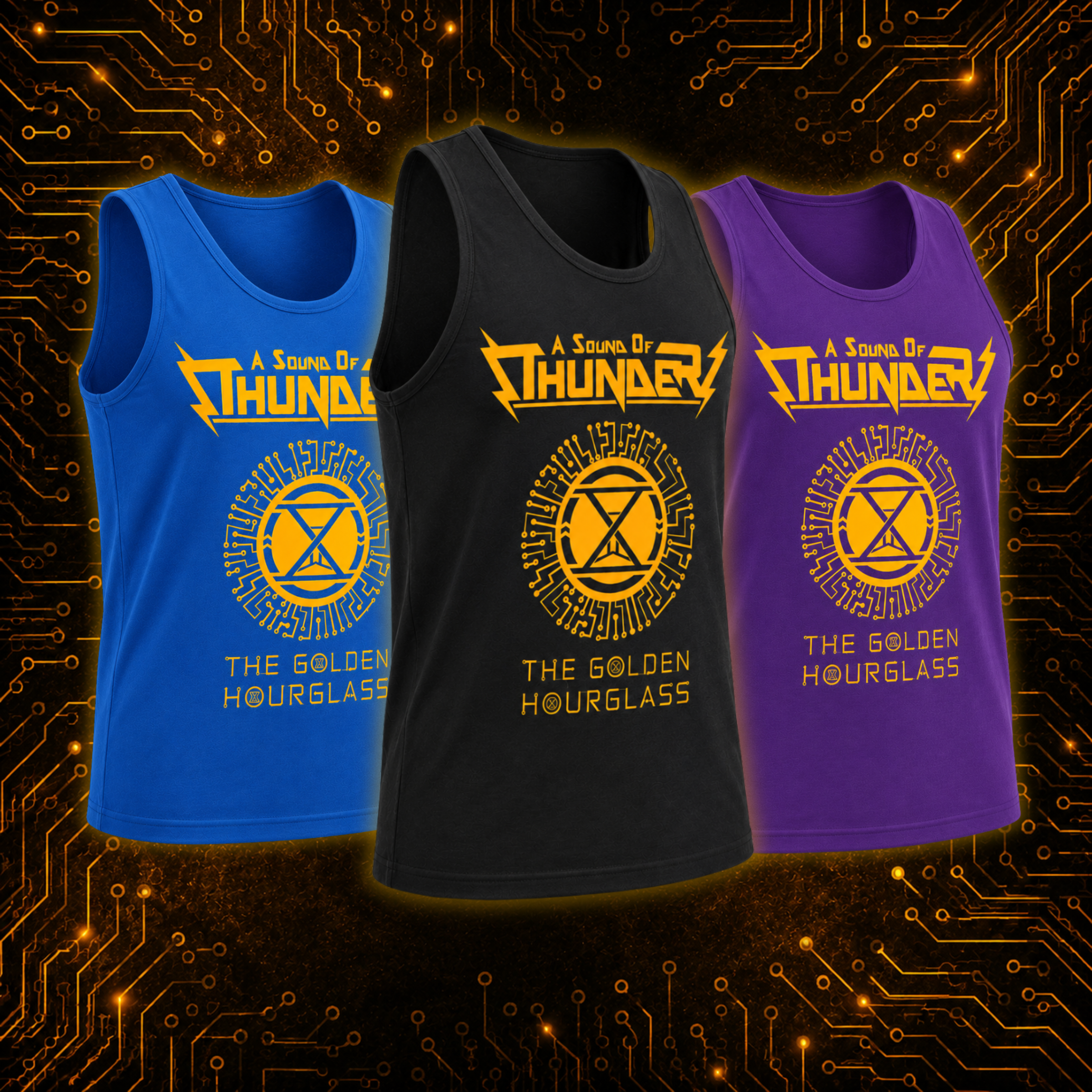 The Golden Hourglass Men's Tank Top (Choose Your Color)