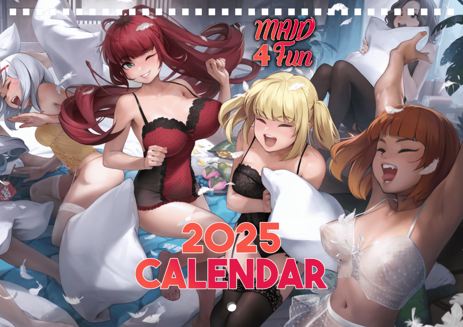 Pinup Sexy 2025 Calendar