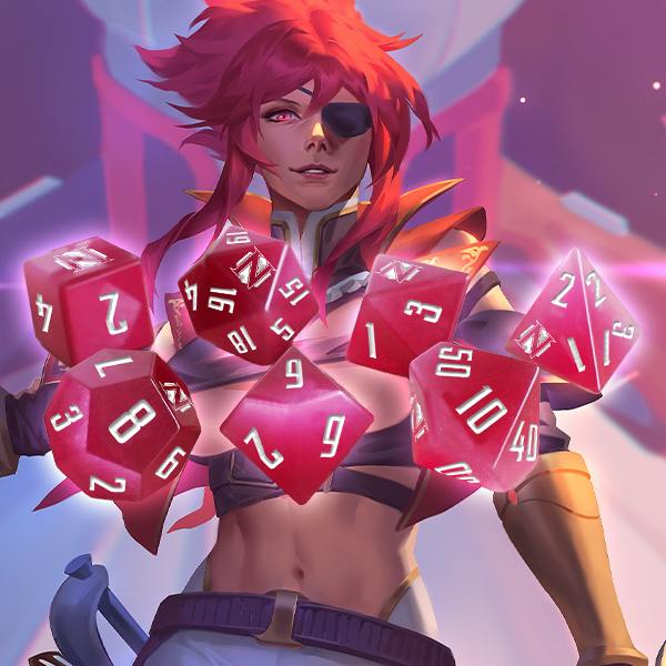 Nat19 Lyre Dice Set