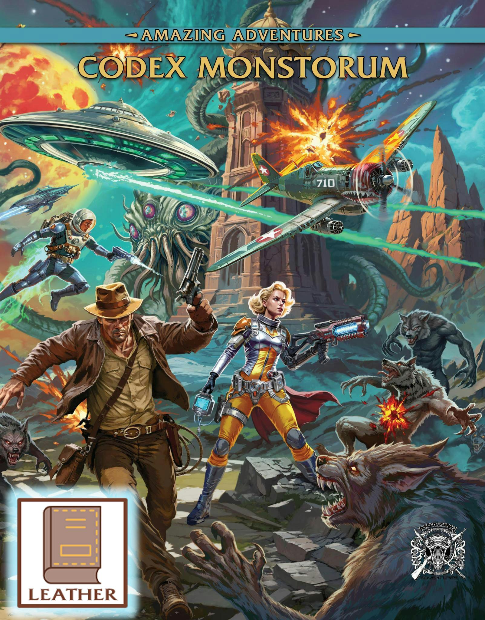 15% Off! Amazing Adventures Codex Monstorum - Leather
