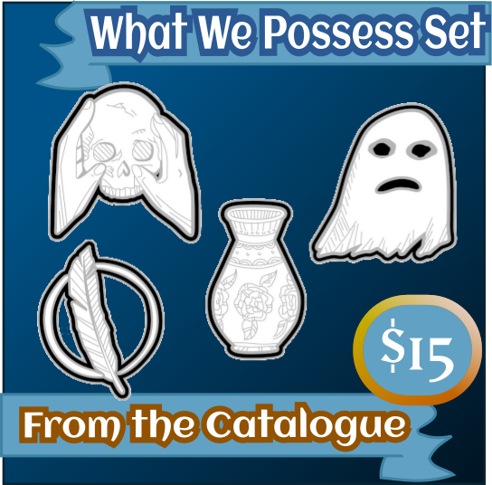 From the Catalogue | What We Possess Pin Set