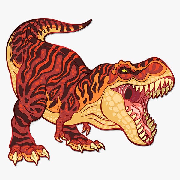 One (1) Giant T-Rex Pin