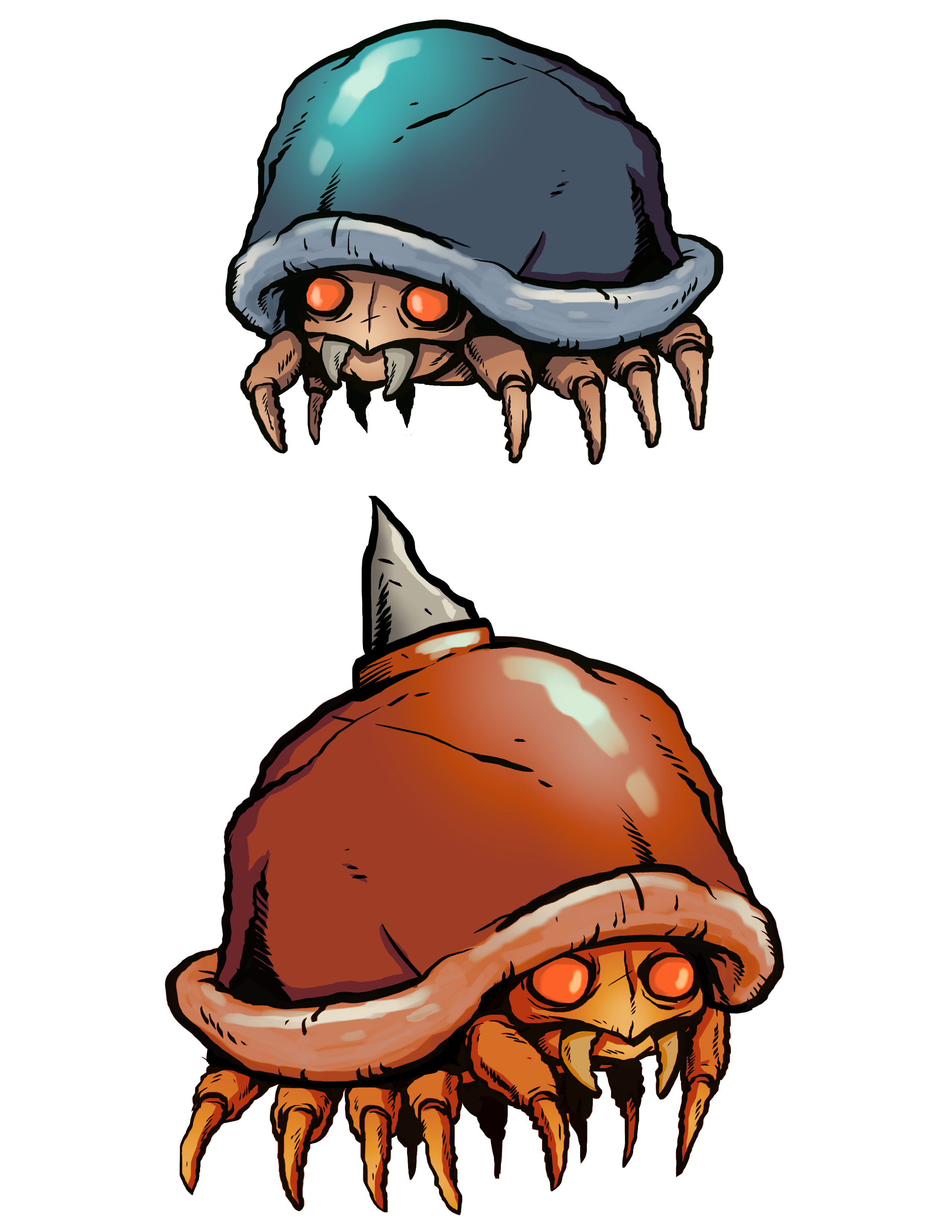 3D Printable: Thornshell & Stoneshell