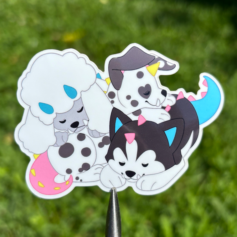 STICKER: Puppypile (Series 2)