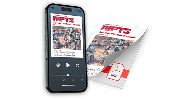 Rifts Adventure Chi Town Burbs Forbidden Knowledge (Audiobook + PDF)