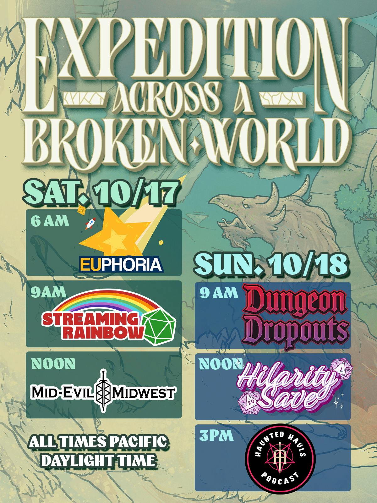 Streaming Schedule