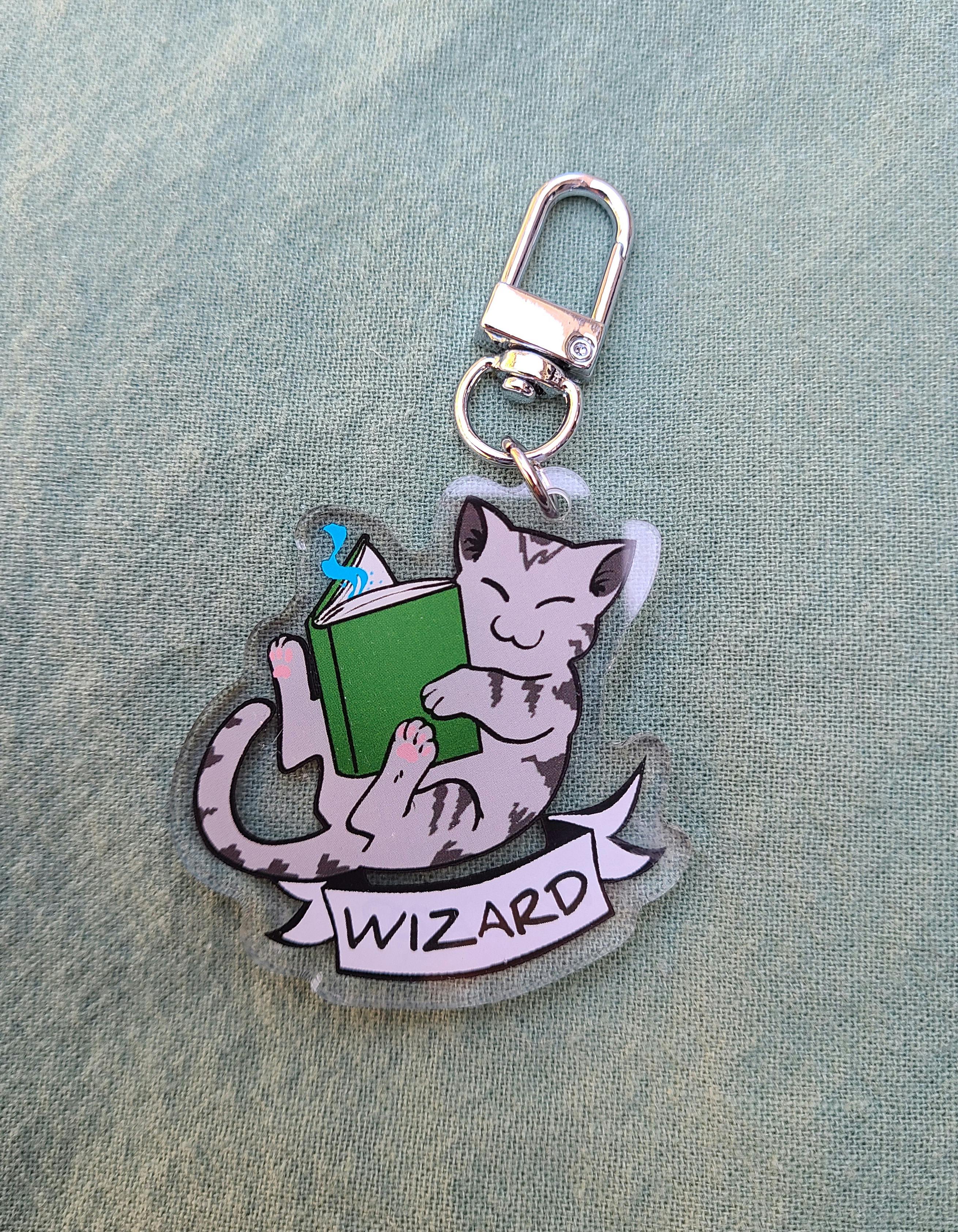 Wizard kitty Charm