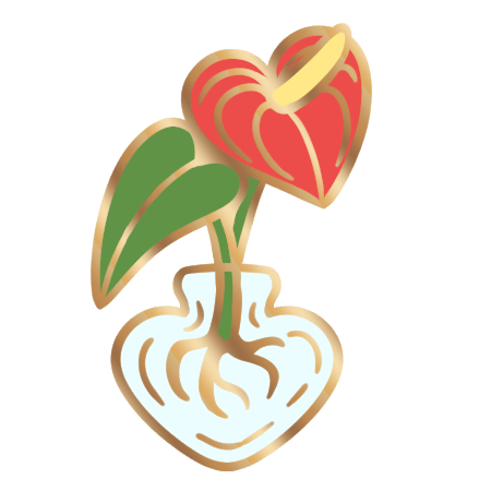 Anthurium Mini Pin