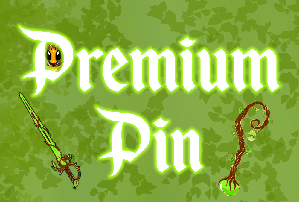 1x PREMIUM PIN (from the campaign)