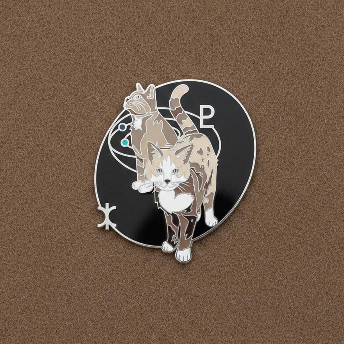 Pluto/Eris Cat Pin