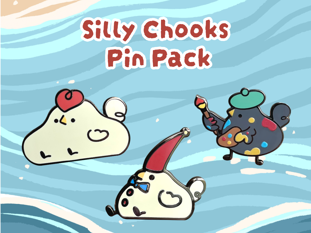 Silly Chooks Pin Pack