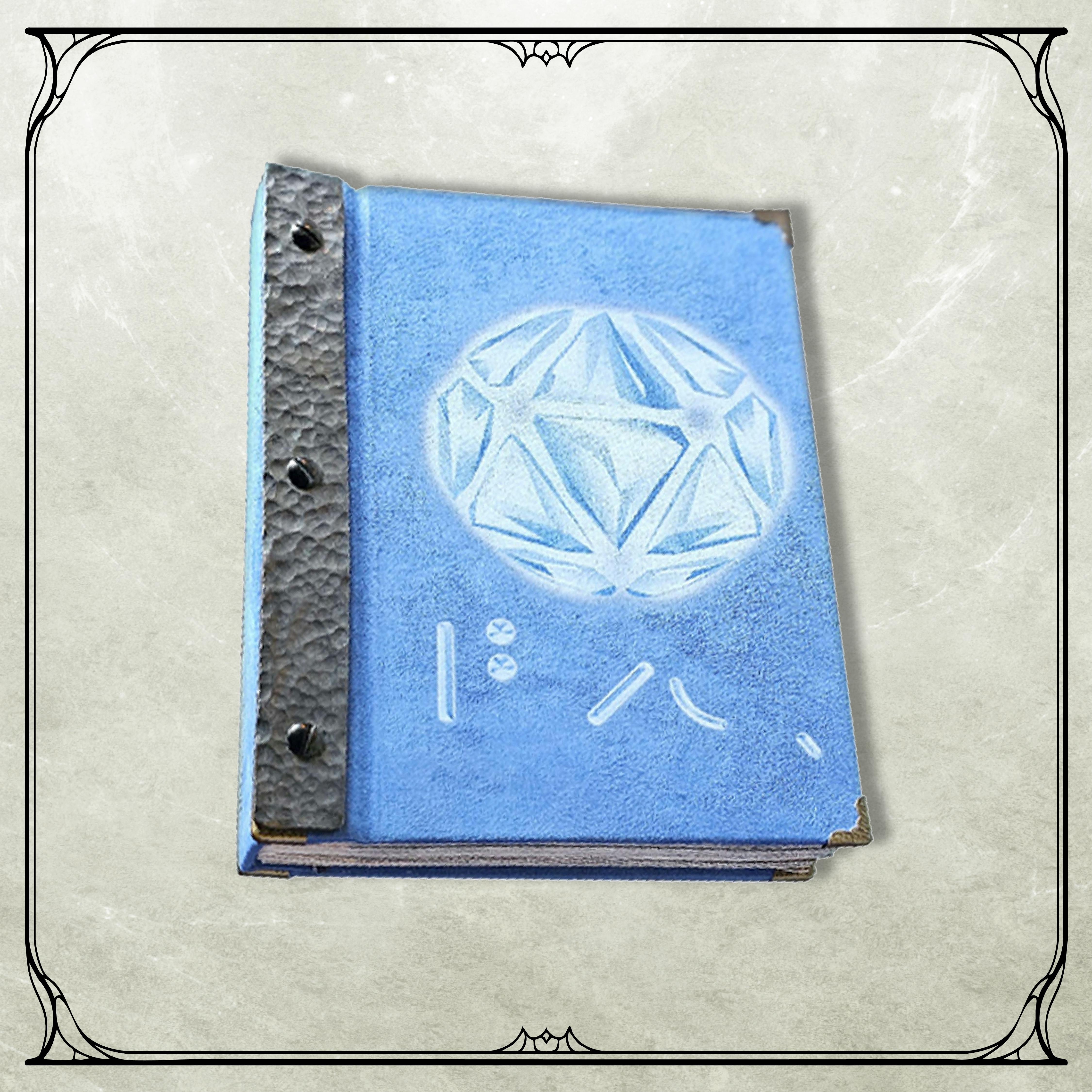 Ironbound Canvas Spell Book