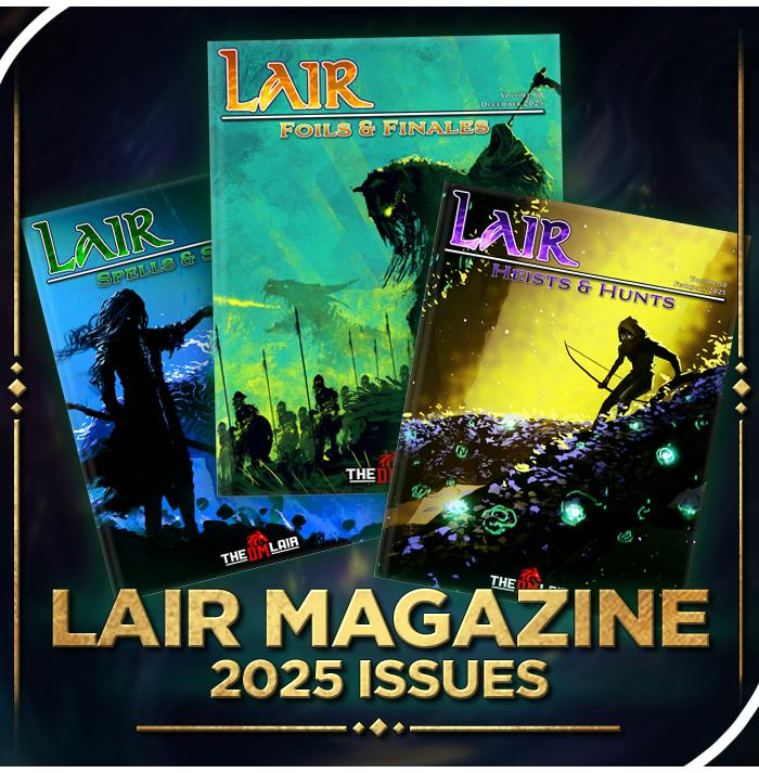 Lair Magazine 2025 Issues