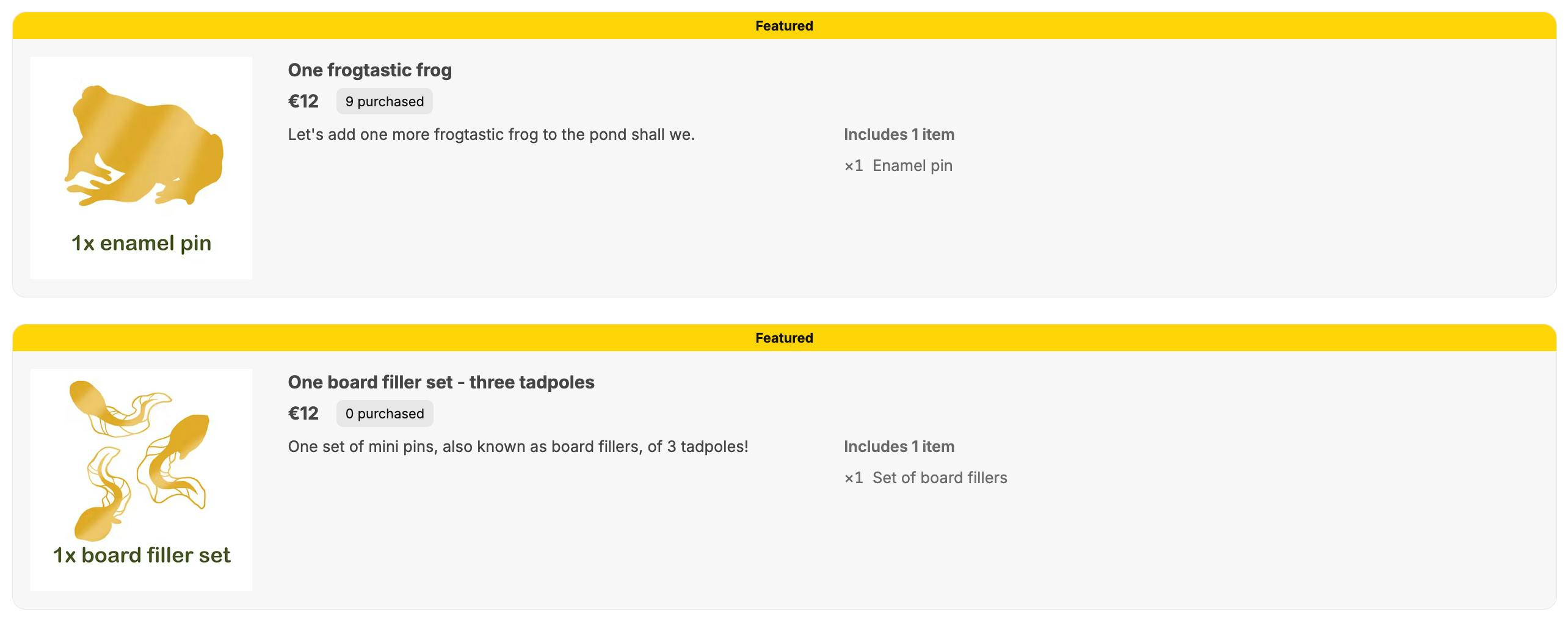 Frogtastic Frogs - Enamel Pins Project Update: Frog update #8 - New ...
