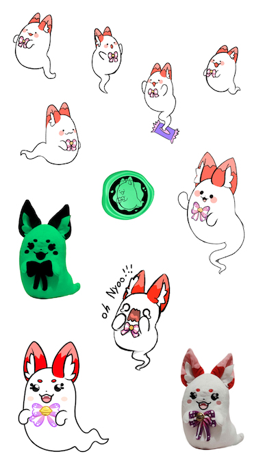 Spook-tacular Ghosty sticker sheet
