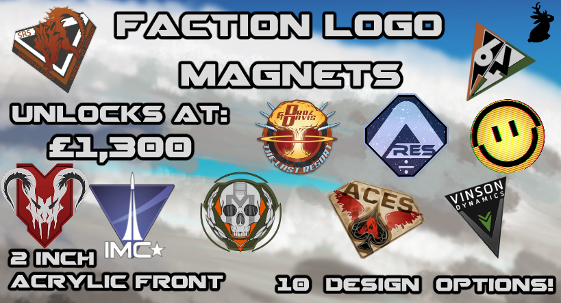 Faction logo magnet! 