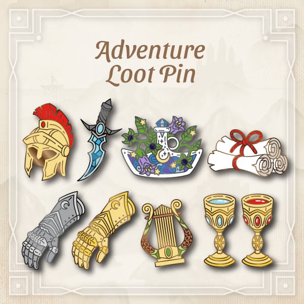 1 Adventure Loot Pin