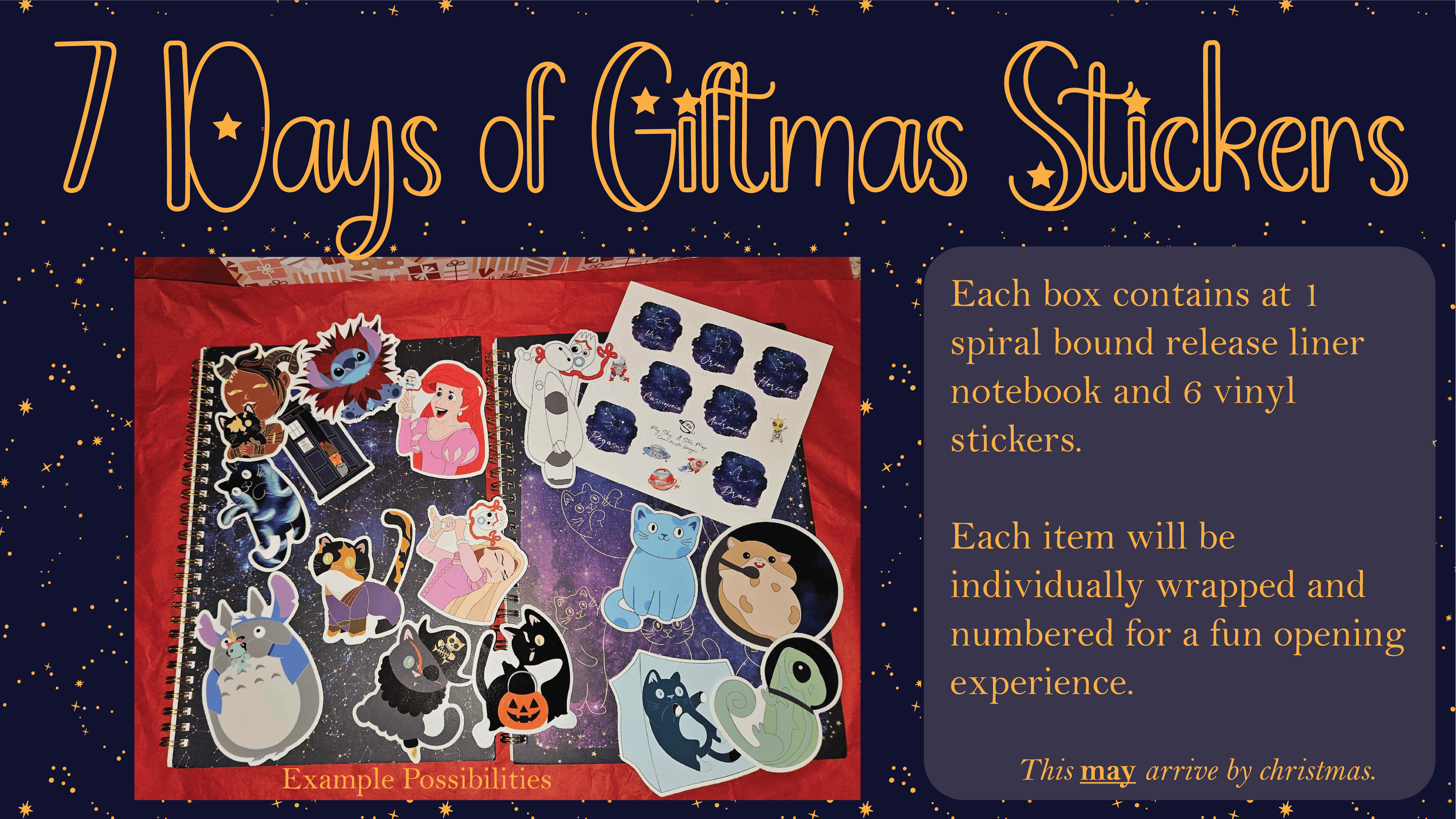 7 days of Giftmas Stickers