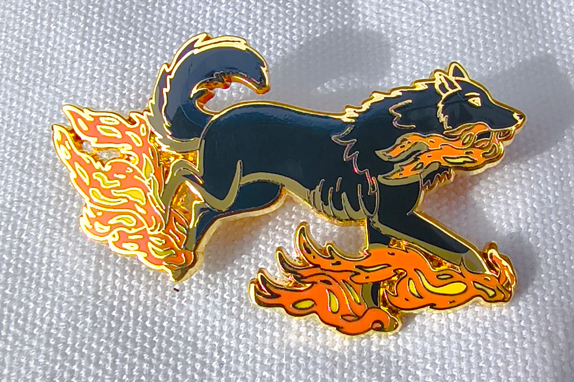 Black shuck pin