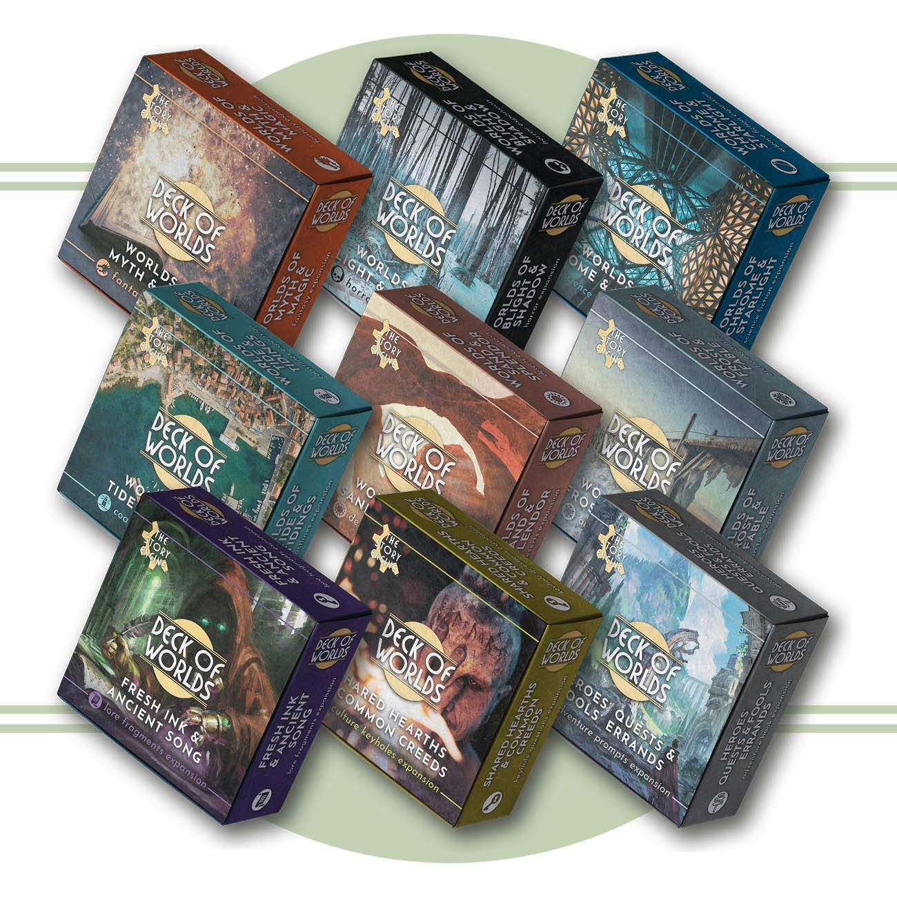 DECK OF WORLDS  Complete Worldbuilding Expansion Set