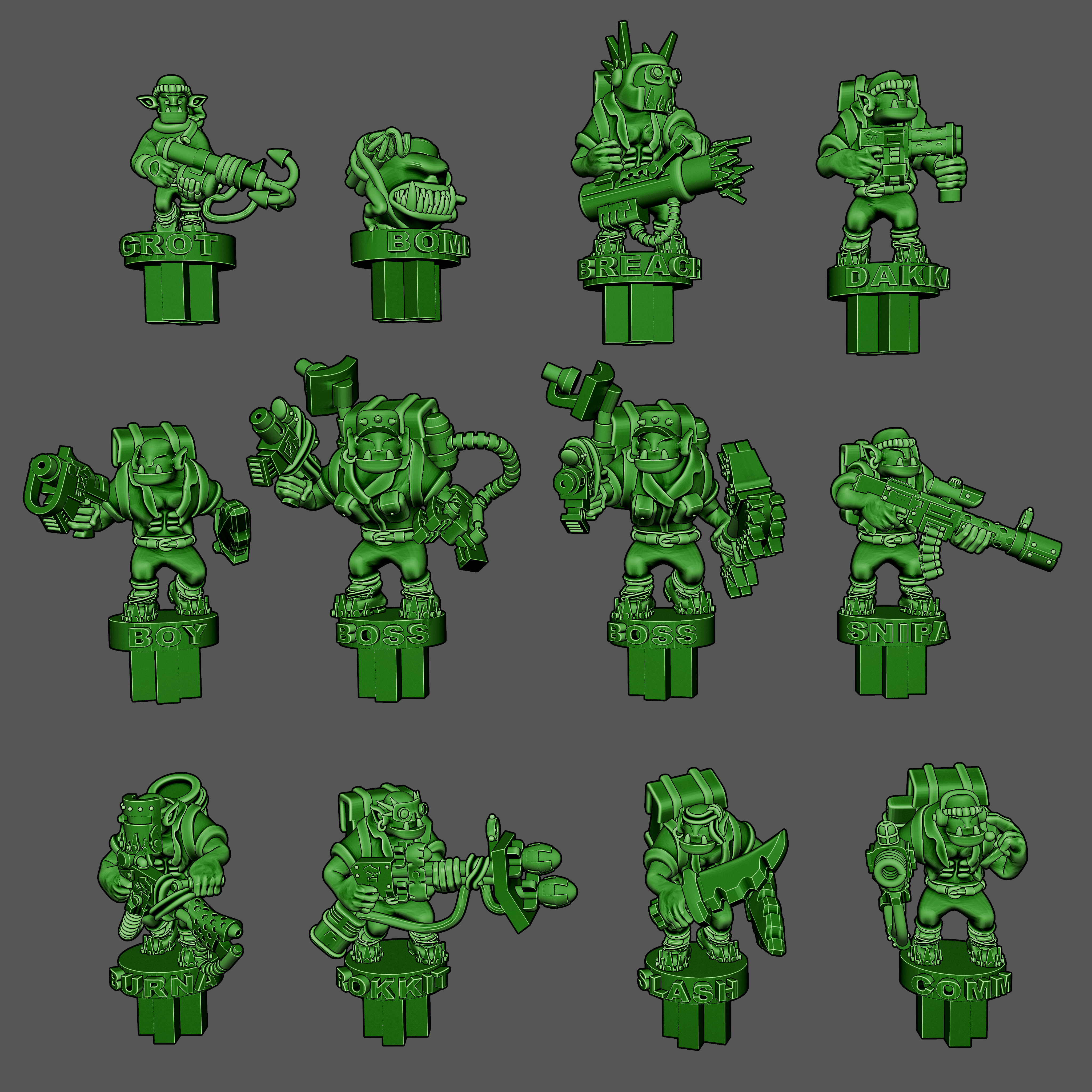 Digital Download of Orc Commandos Port-O-Battle Team