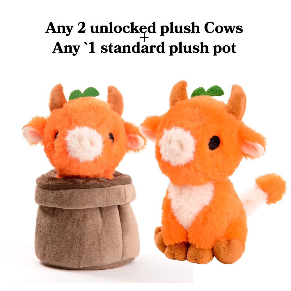Two Fruit Cows + 1 Standard pot