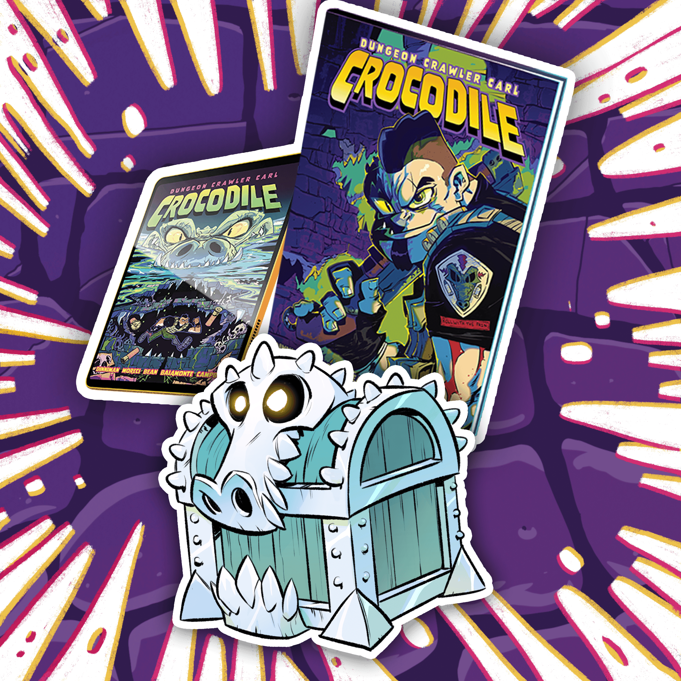 PLATINUM CROC BOX -- get the CAMPAIGN-ONLY exclusive Crocodile hardcover plus extras