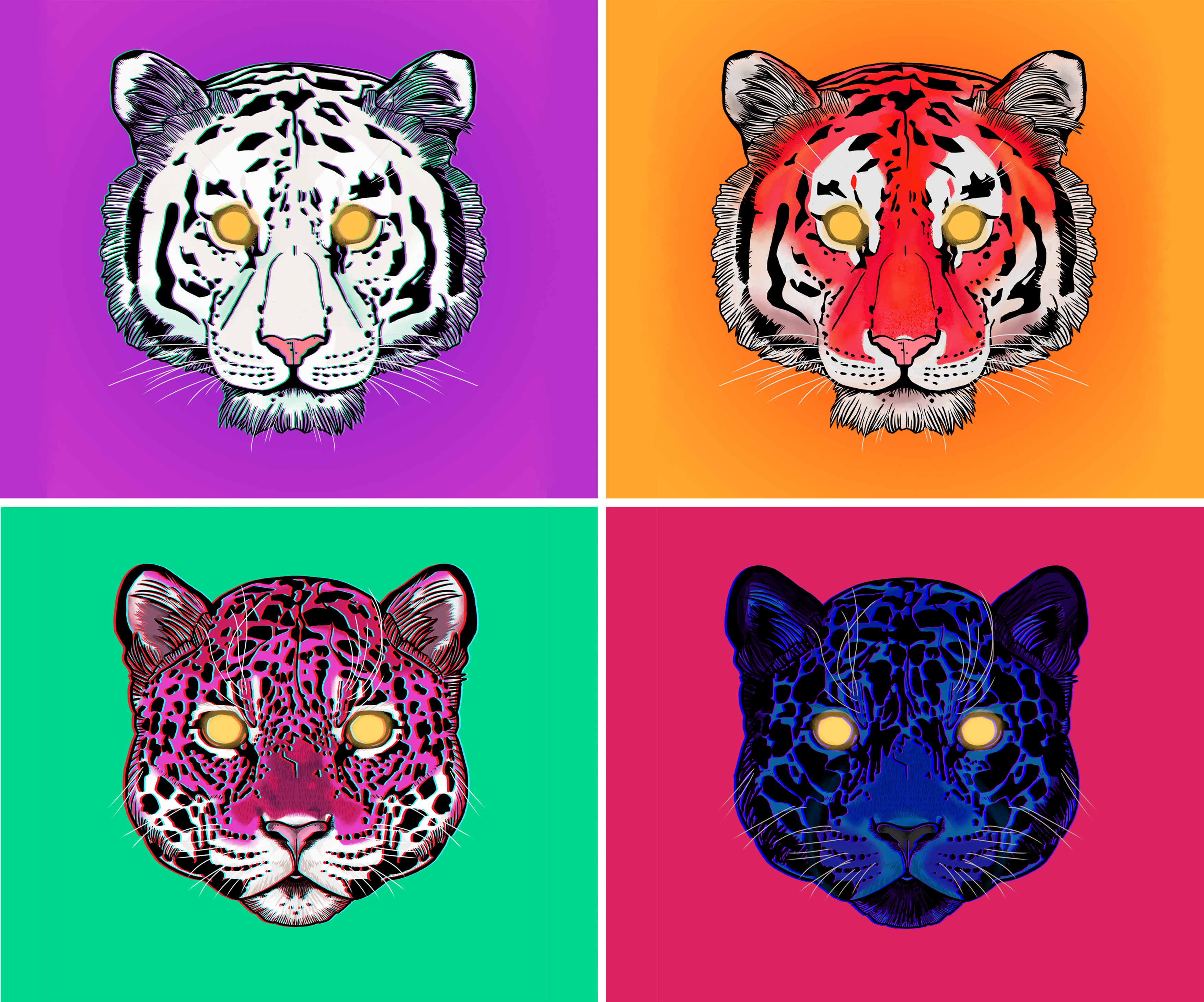 Big Cat print bundle