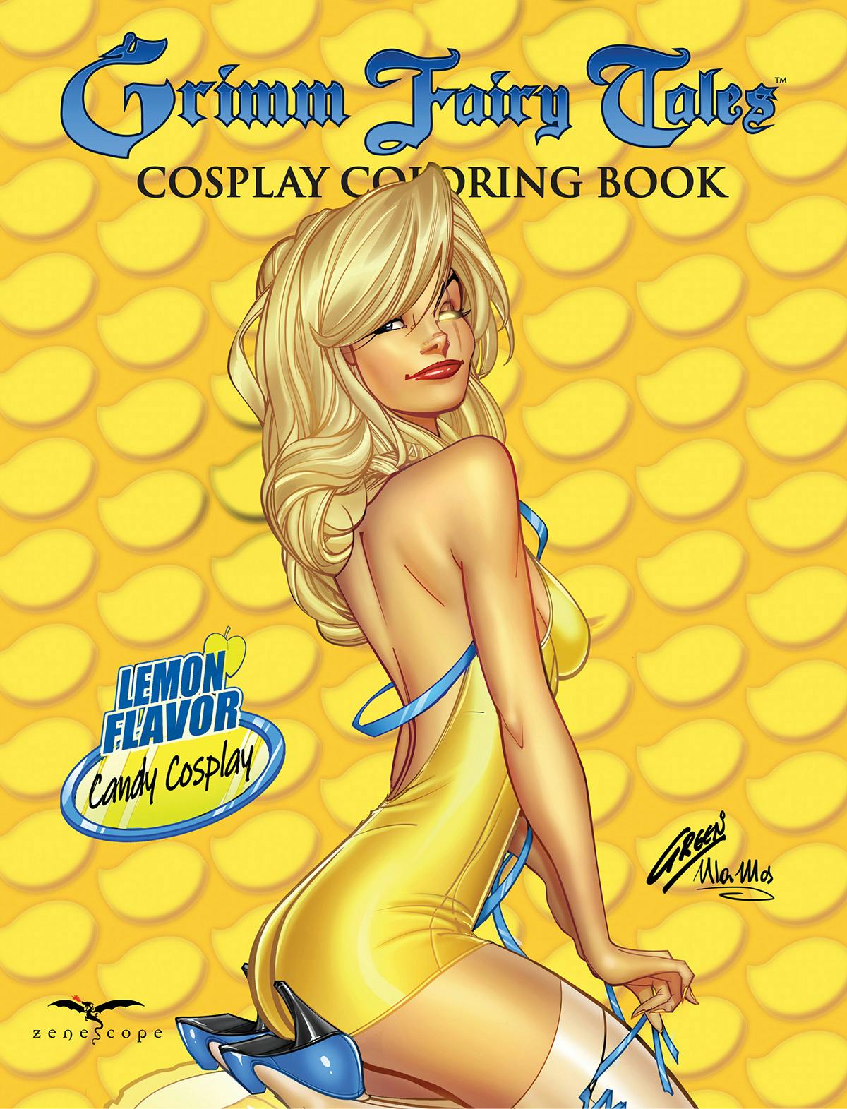 Grimm Fairy Tales Adulting Coloring Book: Cosplay Edition