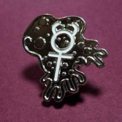 Mercury Elemental Alchemy Pin