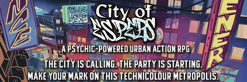 City of Espers - A Psychic-Powered Urban Action TTRPG