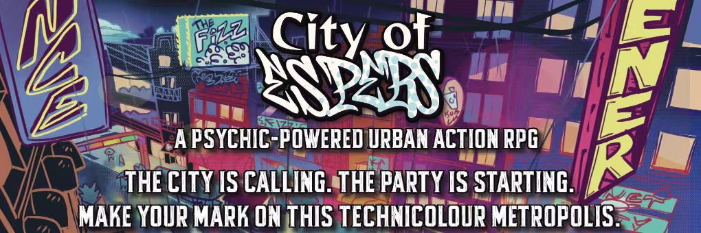 City of Espers - A Psychic-Powered Urban Action TTRPG