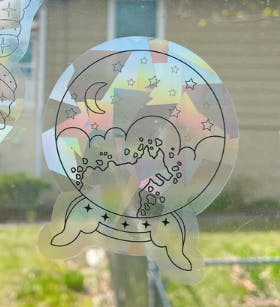Crystal Ball suncatcher