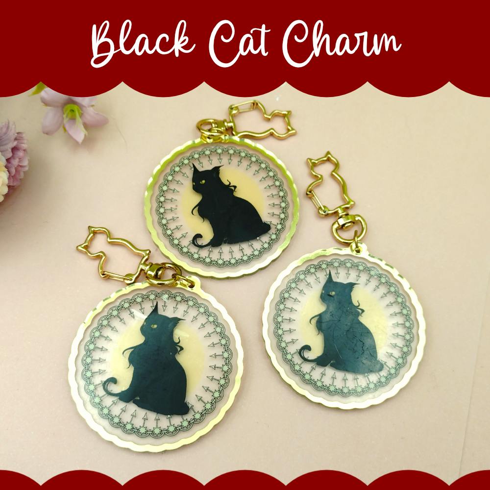 CLEARANCE: Black Cat Charm