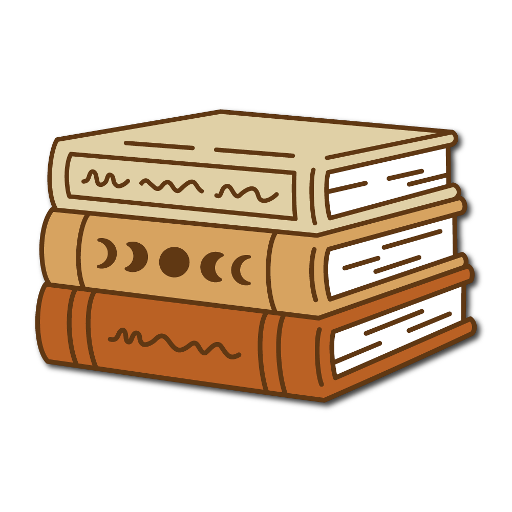 Athena's Books Pin