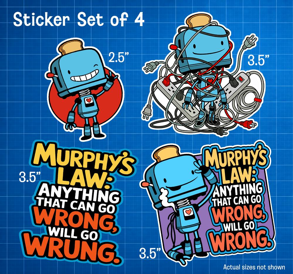 Sticker Set of 4