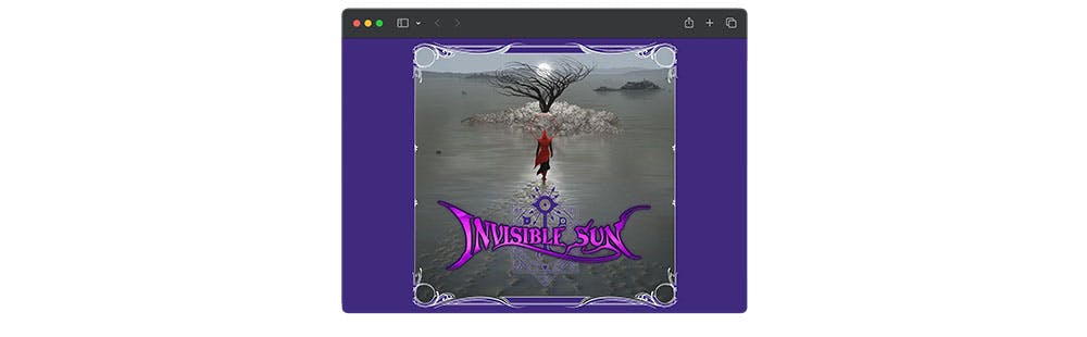 An image of Invisible Sun Indigo for VTT.