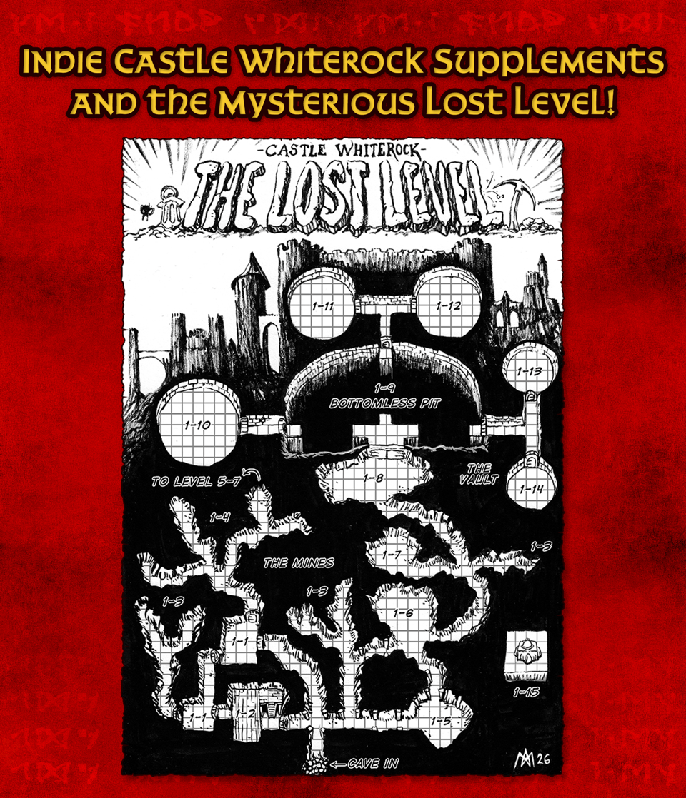 Show of Support + a PDF of Room 1-7 for the Mysterious Lost Level of Castle Whiterock