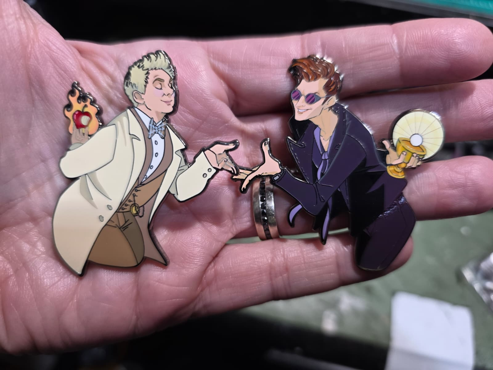 Ineffable Husbands Pin set