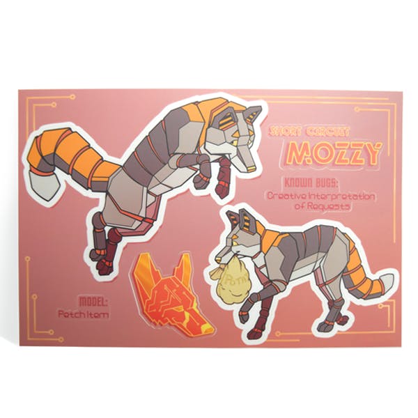 Mozzy Sticker Sheet
